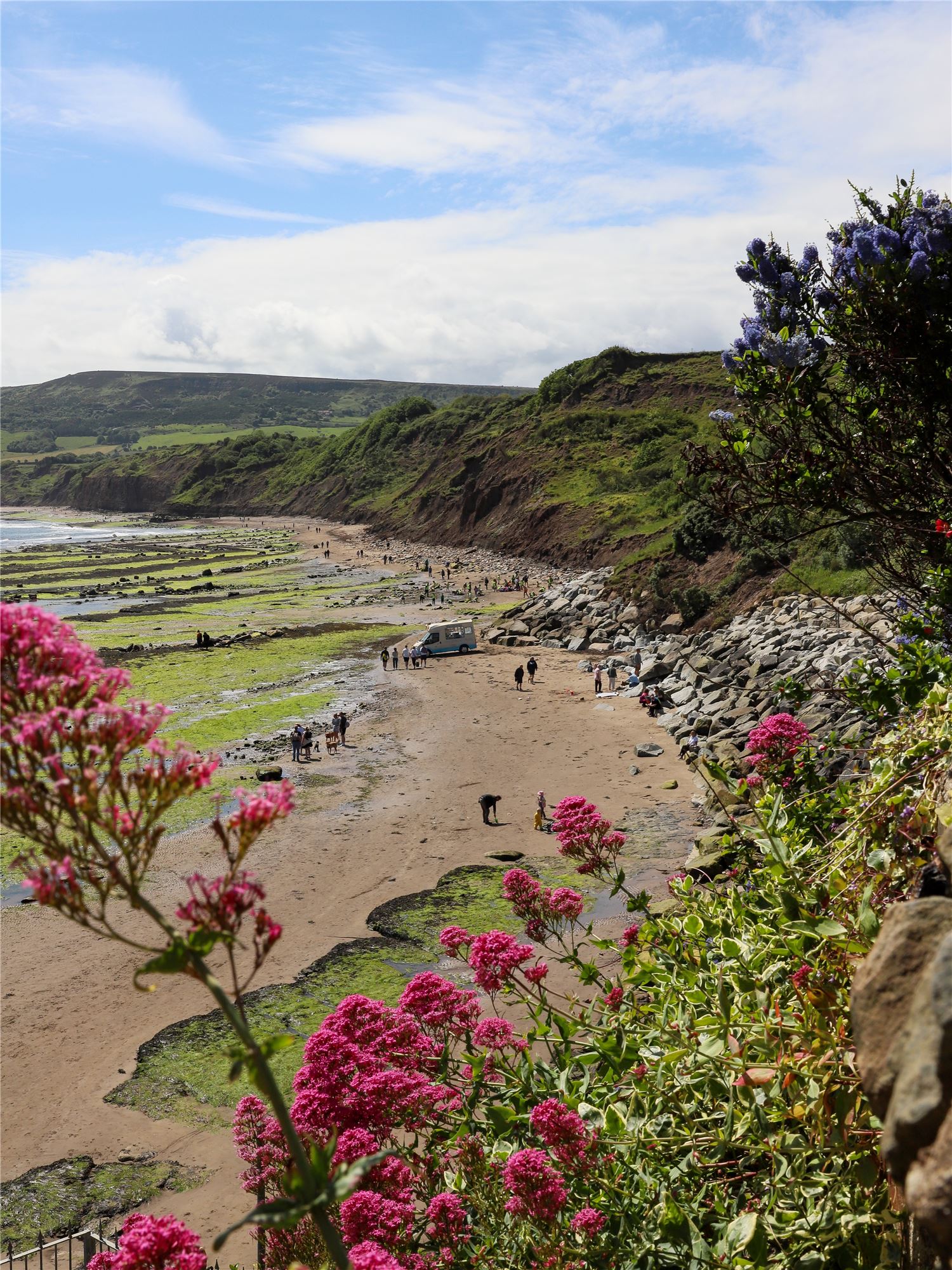 The beach at Robin Hood's Bay