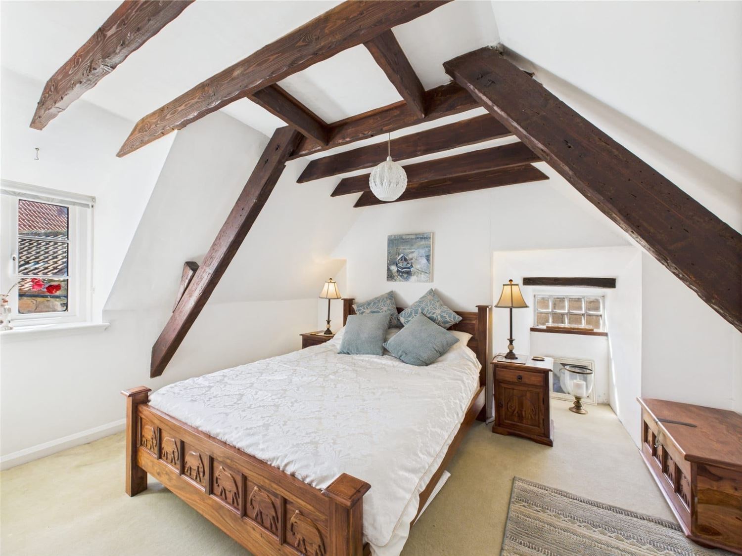 Second King Size Bedroom in Sherwood House Robin Hood's Bay