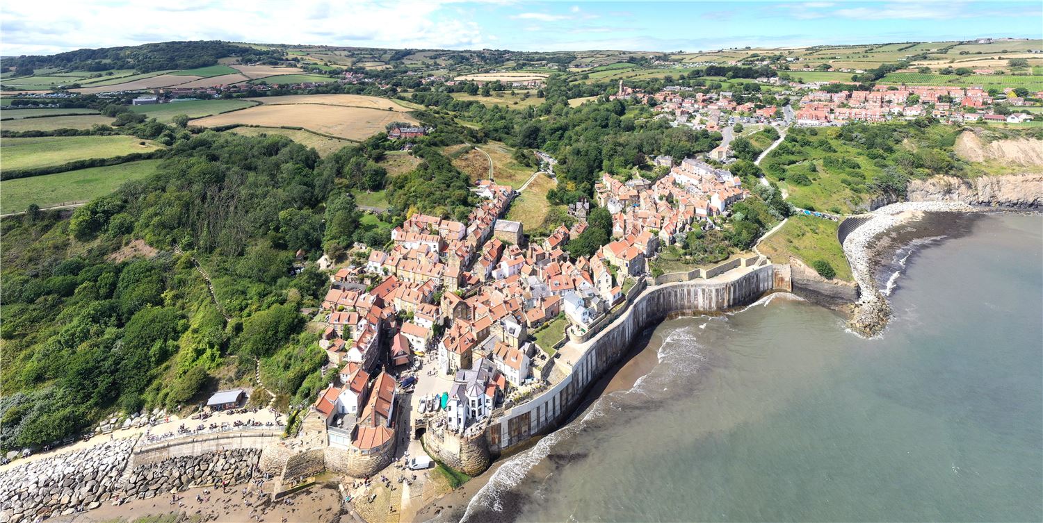 Ariel View of Robin Hood's Bay