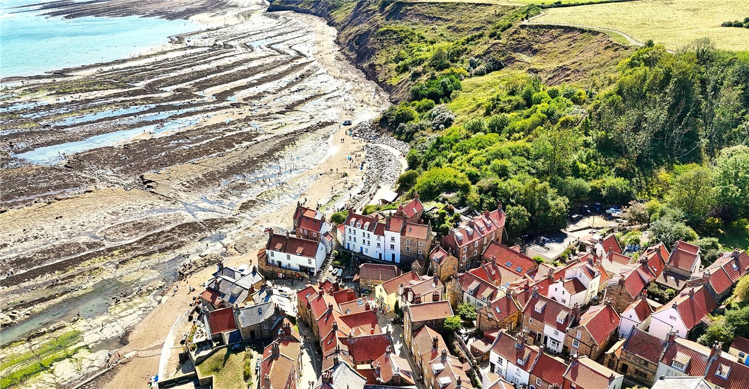 Ariel View of Robin Hood's Bay