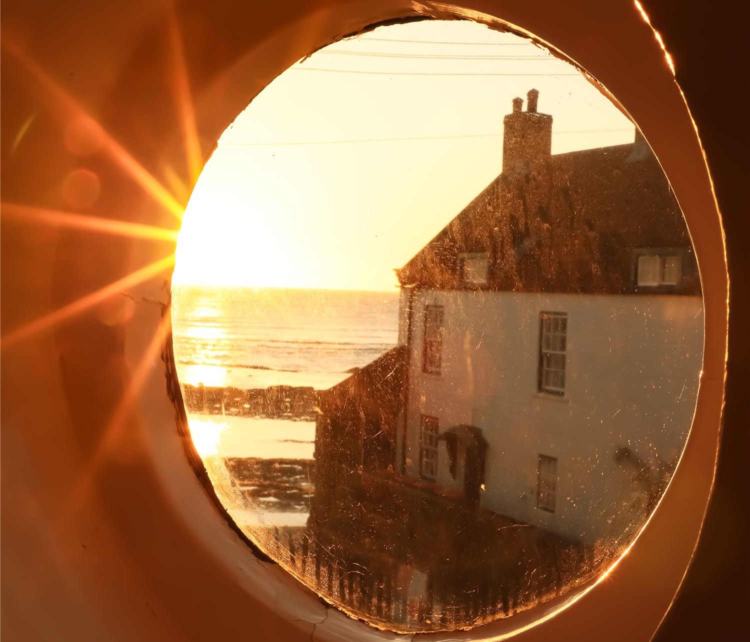 Sea view from Dock Cottage Robin Hood's Bay
