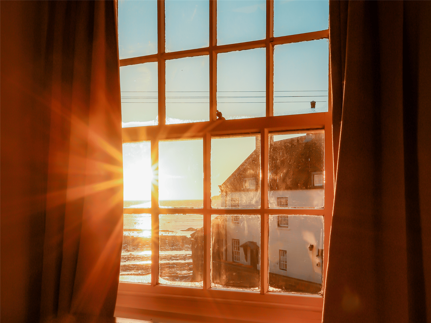 Sunrise View from Dock Cottage Robin Hood's Bay